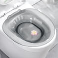 thumbnail image 1 of Sitz Bath for Toilet – Universal Fit, Large Capacity with Anti-Overflow for Postpartum & Hemorrhoid Care (E), 1 of 4