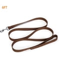 thumbnail image 1 of Siumouhoi 6 FT Puppy/Dog Leashes, Strong Traditional Style Leash with Easy to Use Collar Hook,Dog Lead Great for Small and Medium and Large Dog (1 in x 6 ft,Brown), 1 of 5