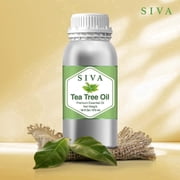 Siva Tea Tree Essential Oil - 16 Fl Oz   Natural Tea Tree Oil - for Diffuser, Face, Skin Care, Aromatherapy, Hair Care, Scalp and Body Massage