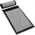thumbnail image 1 of Sivan Acupressure Mat and Pillow Set - Relieves Back and Neck Pain (Black), 1 of 7