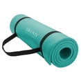 thumbnail image 1 of Sivan Health and Fitness 1/2" Extra Thick 71" NBR Comfort Foam Yoga Mat, Teal, 1 of 2