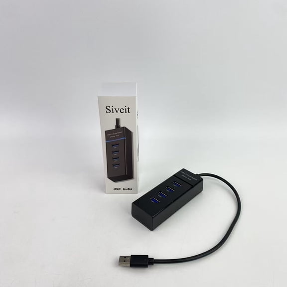 Siveit USBhubs,USB 3.0 Hub, 4-Port USB Hub USB Splitter USB Expander for Laptop (Not for Charging)
