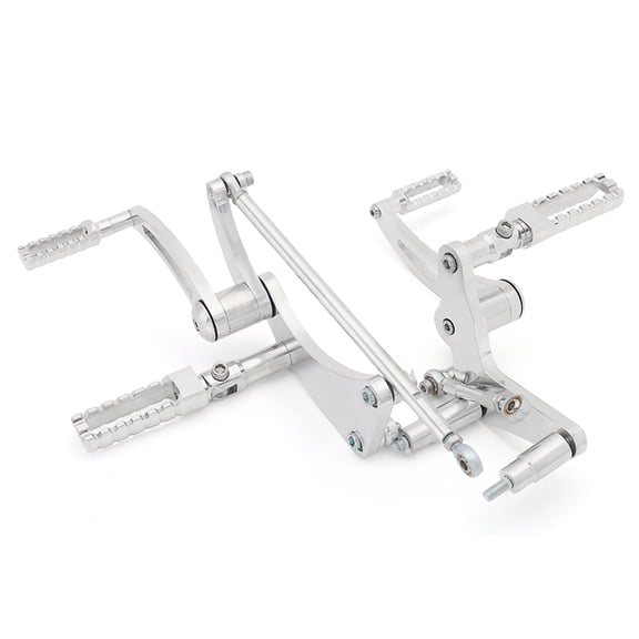 Siver Forward Controls for Harley Street Bob FXBB FXBBS 2018-2021 Low Rider FXLR 18-21