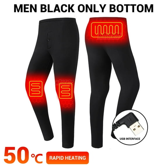 Sivheart Women Men USB Electric Heating Clothes Heated Underwear Warm Stomach for Winter,Heated Underwear,Unisex Underwear (10000mAH Power Supply Optional) For Birthday, Christmas Gifts