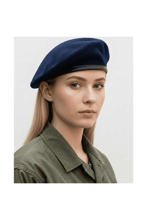 Traditional Woolen French Beret Hat – Unisex Classic Style Cap for Men and Women