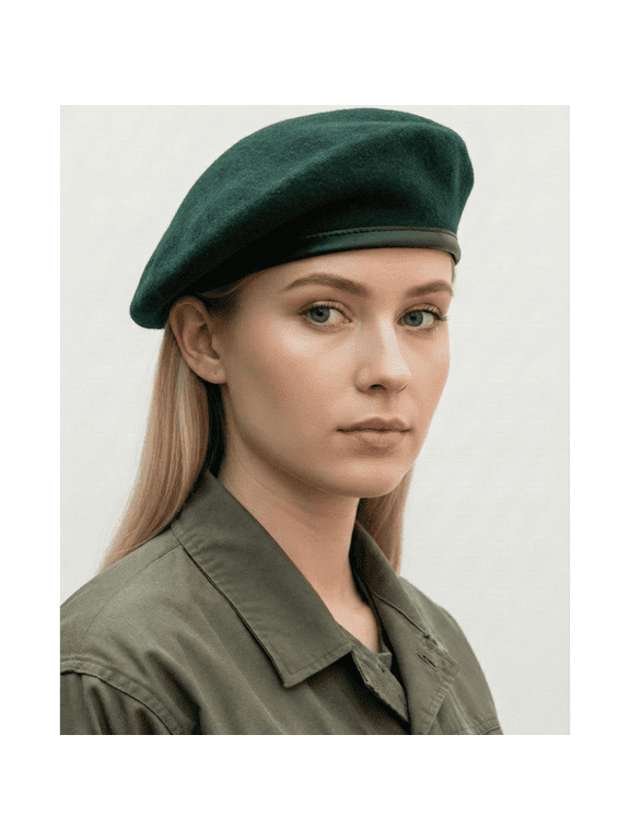 Traditional Woolen French Beret Hat – Unisex Classic Style Cap for Men and Women