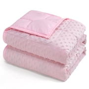 Sivio Weighted Blanket for Adults 15lbs Queen Size, Soft Minky Dot Heavy Blanket with Glass Beads for Bed Sofa Chair, Cooling and Warm Reversible  Bed Blanket f
