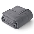 thumbnail image 1 of Sivio Weighted Blanket for Adults 48"x72" 15 lbs, Soft Breathable Heavy Bed Blankets for All Season Use, Suitable for Beds, Couch and Chair, Supports Deep Sleep, Dark Gray, 1 of 10