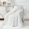 thumbnail image 1 of Sivio Sherpa Fleece Weighted Blanket for Adults, 20lbs Queen Size  Dual Sided Heavy Blanket for Winter, Bed Blankets for Sofa Bed Chair, 60"x80" Milk White, 1 of 11