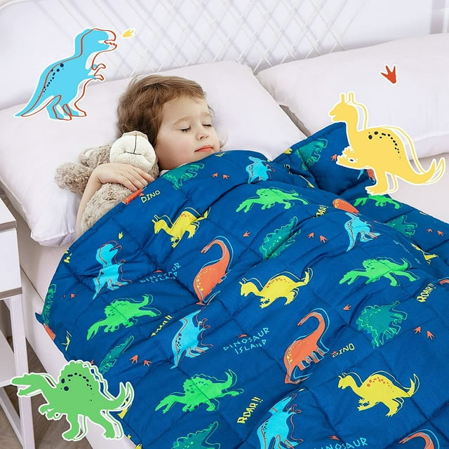 Sivio Weighted Blanket 3 lbs for Kids, Cooling Heavy Blanket for
