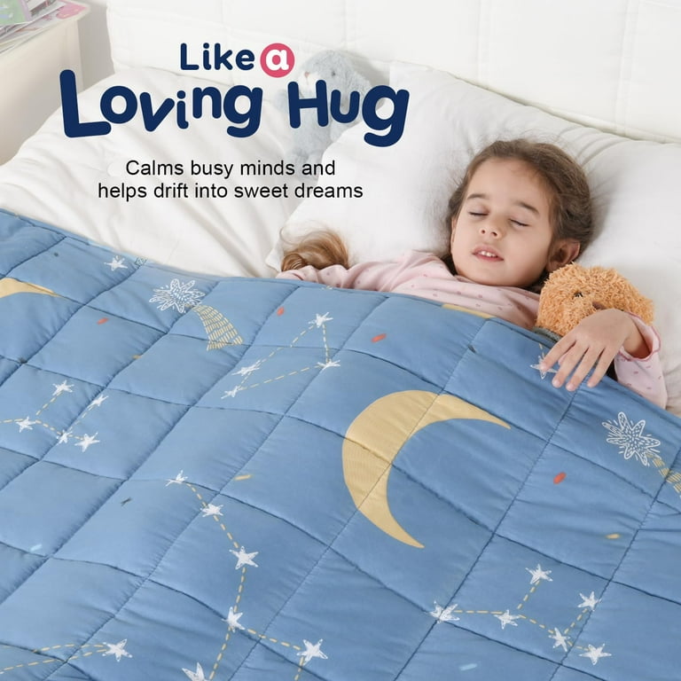Sivio Weighted Blanket for Kids with Space Pattern, Children