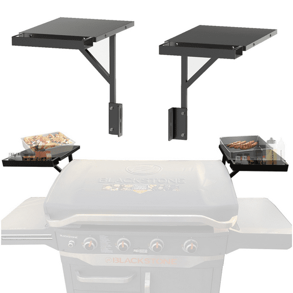 Sivsis Freestanding Barbecue Shelves Suitable for 36/28/28XL inch grills, maximizing the use of grill accessory storage space, 2 packs