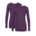 thumbnail image 1 of Sivvan 2 Pack Women's Comfort Long Sleeve T-Shirt / Underscrub Tee, 1 of 7