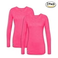thumbnail image 1 of Sivvan 2 Pack Womens Comfort Long Sleeve T-Shirt / Underscrub Tee, 1 of 4