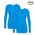 thumbnail image 1 of Sivvan 2 Pack Womens Comfort Long Sleeve T-Shirt / Underscrub Tee, 1 of 4