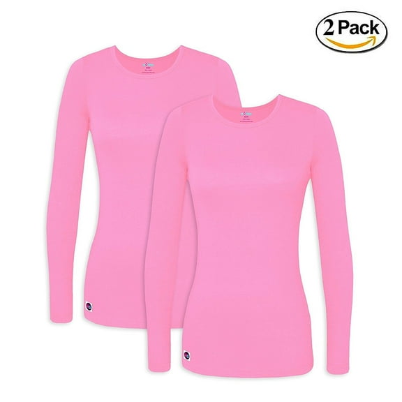Sivvan 2 Pack Womens Comfort Long Sleeve T-Shirt / Underscrub Tee