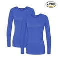 thumbnail image 1 of Sivvan 2 Pack Womens Comfort Long Sleeve T-Shirt / Underscrub Tee, 1 of 4