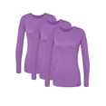 thumbnail image 1 of Sivvan 3 Pack Women's Comfort Long Sleeve T-Shirt / Underscrub Tee, 1 of 7