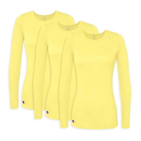 Sivvan 3 Pack Women's Comfort Long Sleeve T-Shirt / Underscrub Tee