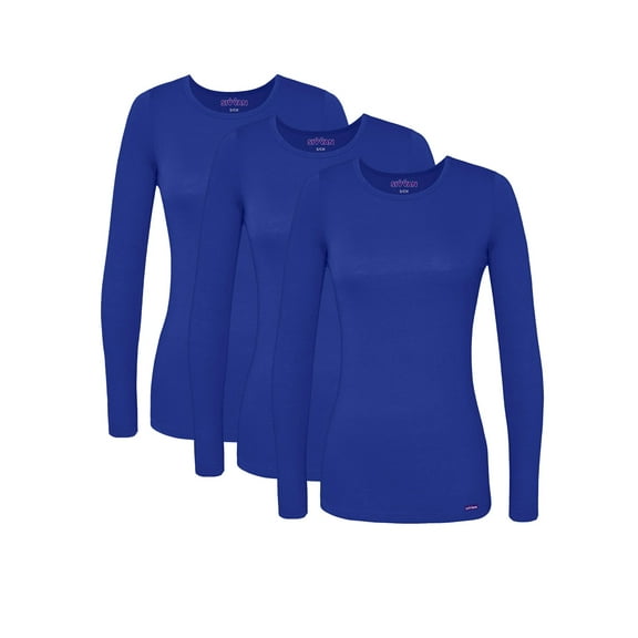 Sivvan 3 Pack Women's Comfort Long Sleeve T-Shirt / Underscrub Tee