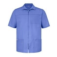 thumbnail image 1 of Sivvan Men's Jacket - Short Sleeves Front-Zippered - S8308 - CBL - XL Ceil Blue, 1 of 4