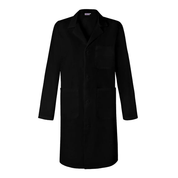 Sivvan Unisex 39 Inch Lab Coat - Back Pleated - S8802 - Black - L
