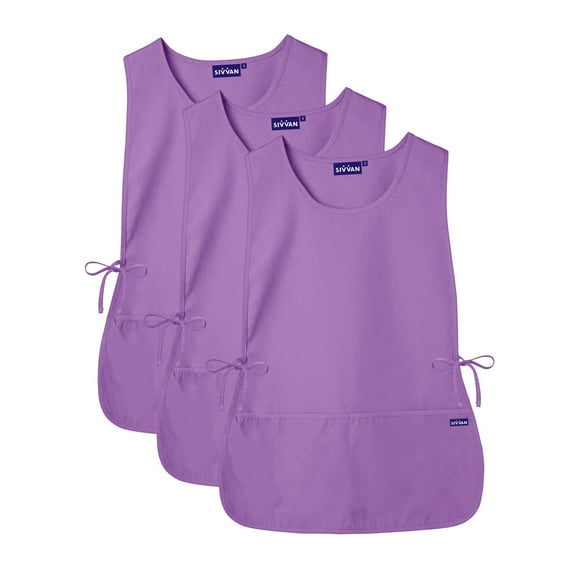 Sivvan Unisex Cobbler Apron (3 Pack) - Adjustable Waist Ties, 2 Deep front pockets