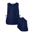 thumbnail image 1 of Sivvan Unisex Cobbler Apron 6 Pack - Adjustable Waist Ties, 2 Deep front pockets - S87006 - NVY - X, 1 of 7