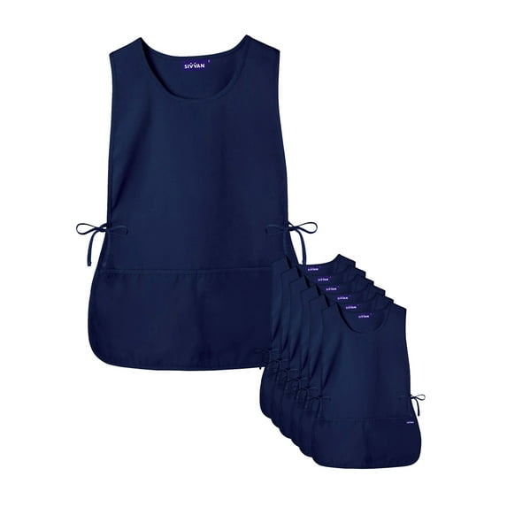 SIVVAN Unisex Apron - Cobbler Apron 6-Pack - S87006 - Navy - R