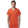 thumbnail image 1 of Sivvan Unisex V-Neck 3 Pocket Scrub Top (Available in 15 Colors), 1 of 7