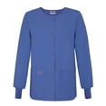 thumbnail image 1 of Sivvan Womens Scrub Warm-Up Jacket / Front Snaps - Round Neck, 1 of 3