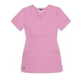 thumbnail image 1 of Sivvan Womens Scrubs Mock Wrap Top Available in 12 Colors, 1 of 4