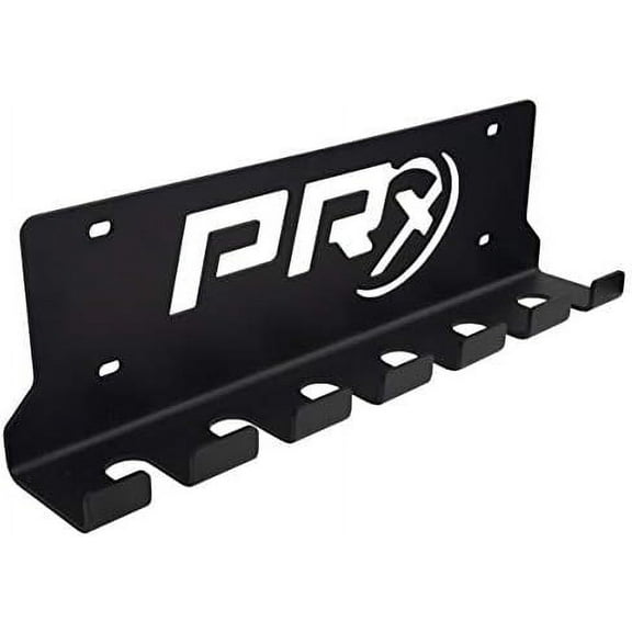 Six Barbell Storage Rack, Heavy Duty Olympic Gym Vertical 6 Bar Holder, Hanging Wall Mounted, USA Made Steel, Powder Coated Black (Hanging 6 Bar)$$Sport & Recreation Other