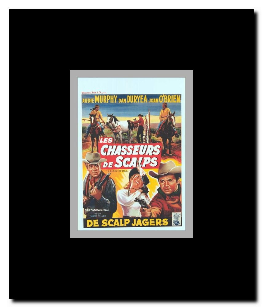 Six Black Horses Framed Movie Poster