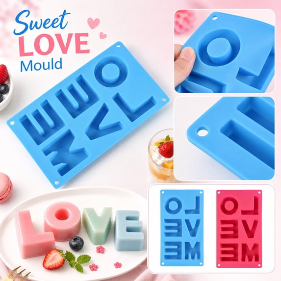 Six Cavity Christmas Tree Glove Sock Mold Jelly Pudding Rice Cake Tray Festive Baking Pan Homemade Dessert Crafting Mold for Holiday Parties Family Gatherings , D