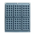 thumbnail image 1 of Six Cavity Square Silicone Cake Mold, Non Stick Reusable Waffle Pastry Molds for Baking Chocolate Candies and Party Dessert Making, 1 of 6