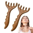 thumbnail image 1 of Six-Claw Meridian Massage Comb,2025 New Manual Scalp Massager Gua Sha Combs,Wooden Broad Tooth Comb Portable Massager Tool for Scalp Eye Facial Neck Shoulder (Light Brown/2pcs), 1 of 6