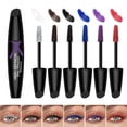 thumbnail image 1 of Six-Color Mascara, Black White Blue Red Purple Brown, Thick Long-Lasting Waterproof Smudge-Proof formula, 1 of 8