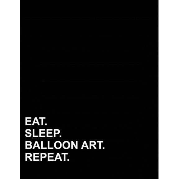 Six Column Ledger: Eat Sleep Balloon Art Repeat: Six Column Ledger Account Book, Accounting Ledger, Personal Bookkeeping Ledger, 8.5" x 11", 100 pages (Paperback)