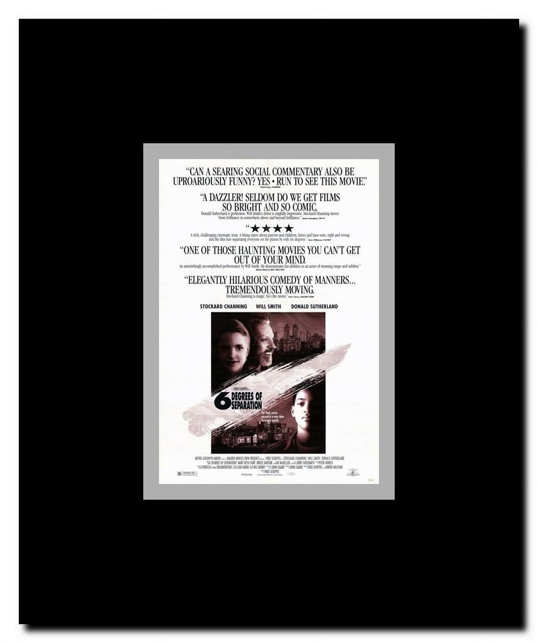 Six Degrees of Separation Framed Movie Poster