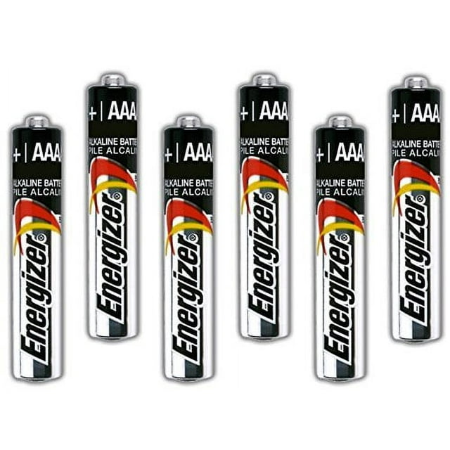 Six Energizer AAAA Alkaline Batteries for Streamlight Stylus Lights