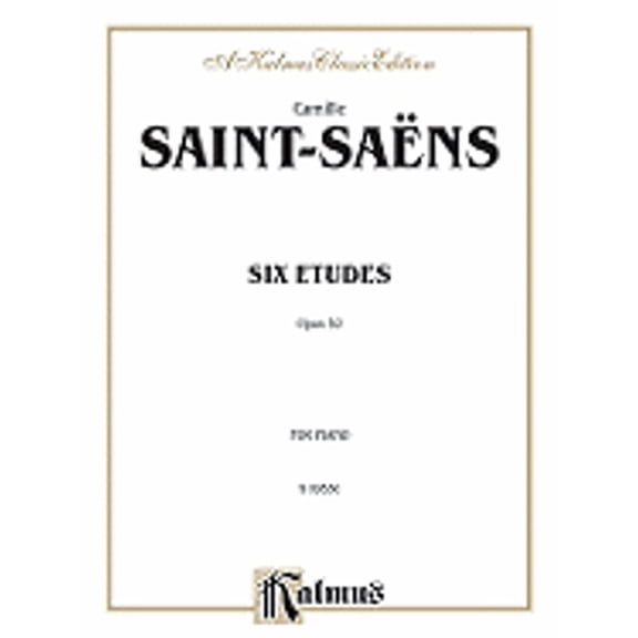 Pre-Owned Six Etudes, Op. 52 (Paperback 9780769254494) by Camille Saint-Sans