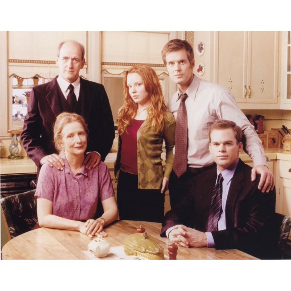 Six Feet Under Taking a Group Picture in the Dining Room Photo Print (24 x 30)