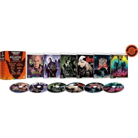 Six Gothic Tales Collection - 6-Disc Box Set ( House of Usher / Tales of Terror / The Haunted Palace / The Pit and the Pendulum / The Raven / [ NON-USA FORMAT, Blu-Ray, Reg.B Import - United Kingdom ]
