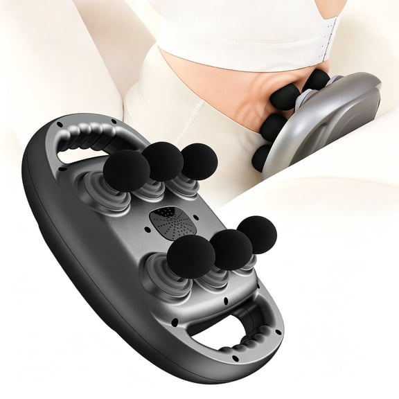 Six-Head Fascial Massage Gun, 9 Speed Adjustable Handheld, Deep Tissue Massage, Professional Body Massager, Strong Vibrationfor Muscle Soreness and Stiffness