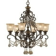 thumbnail image 1 of Six Light Chandelier-Golden Teak Crystal Color-Hand Cut Crystal Type-Bronze Umber Finish Bailey Street Home 49-Bel-1628155, 1 of 1