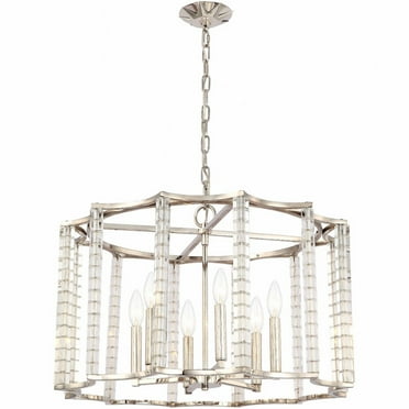 Crystorama Lighting - Chandelier - Carson - Six Light Chandelier In Traditional