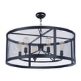 thumbnail image 1 of Six Light Chandelier     -Traditional Installation Maxim Lighting 20114Bknab, 1 of 3