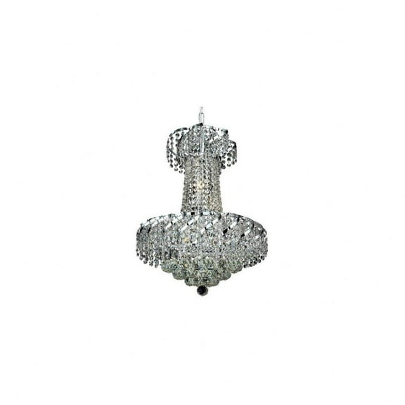 Six Light Pendant-Chrome Finish-Royal Cut Crystal Type Bailey Street Home 390-Bel-3337200