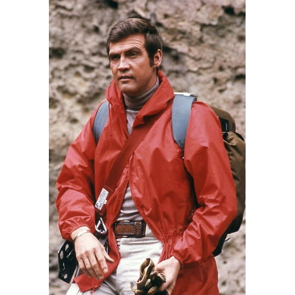 Six Million Dollar Man Lee Majors Red Jacket 24x36 Poster